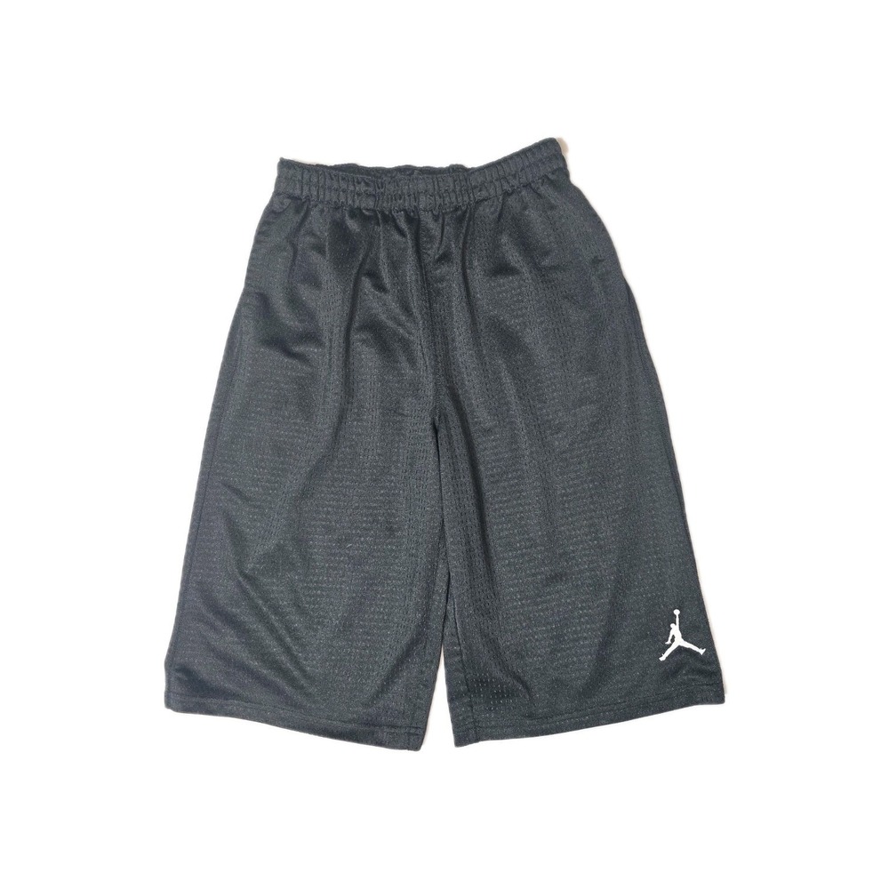Jordans Shorts Boys XL 13-15yrs Black Jumpman‎ Training Pull On Stretch